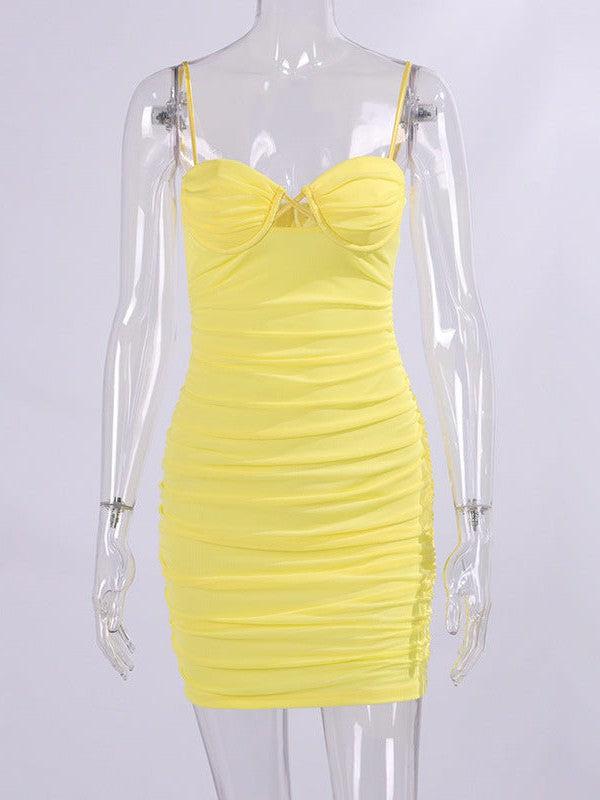 Hollow Out Cutout Out Sheath Cami Dress