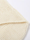 Bandeau Knitted Top & High Waist Sheath Skirt Coord Set