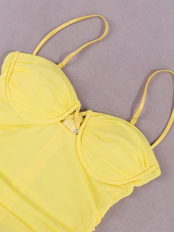 Hollow Out Cutout Out Sheath Cami Dress