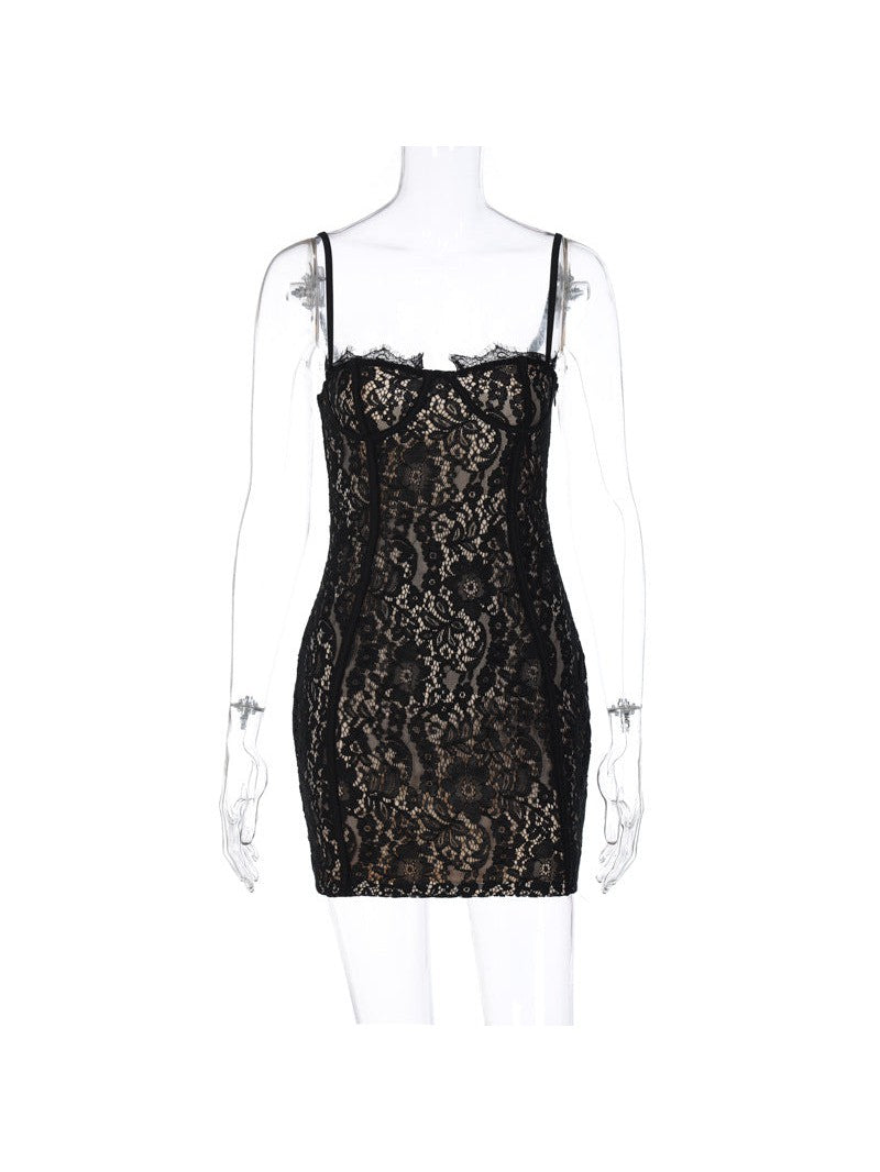 Bodycon Backless Hip Spaghetti Straps Dress