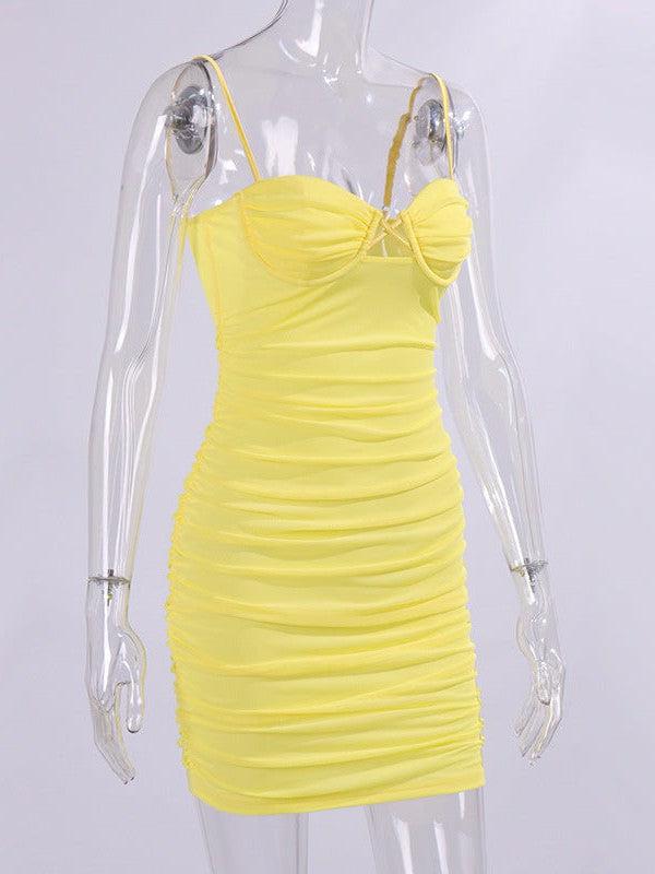 Hollow Out Cutout Out Sheath Cami Dress