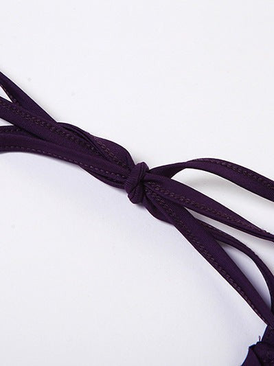 Halterneck Backless Slim Fit Irregular Asymmetric Dress Women