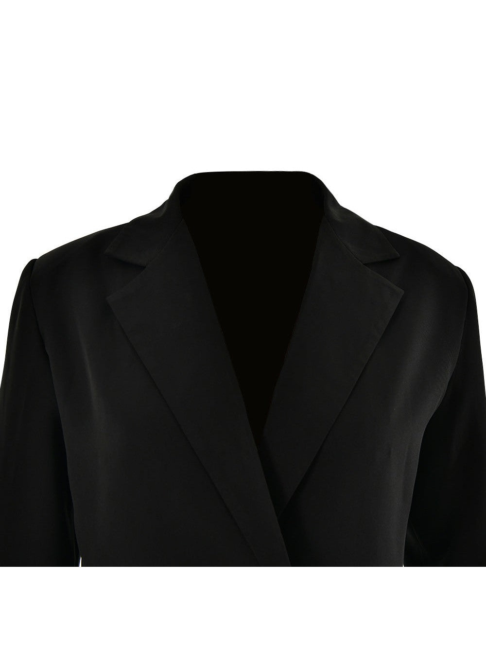 V Neck Short Blazer & Slit Skirt Coord Set