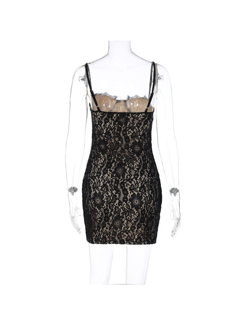 Bodycon Backless Hip Spaghetti Straps Dress