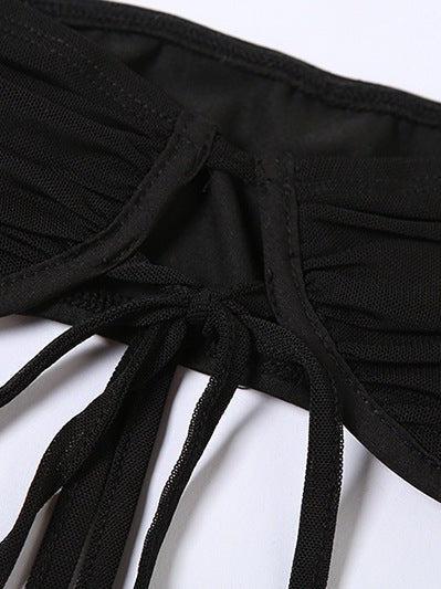 Backless Top & Sheath Skirt Coord Set