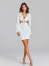 Sequins Hollow Out Cutout out Beaded Dress