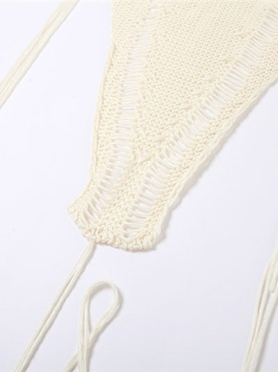 Bandeau Knitted Top & High Waist Sheath Skirt Coord Set