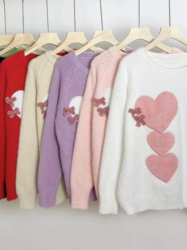 Heart Patch Sweater