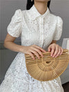 Crochet Cotton Midi Dress