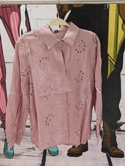 Flower Crochet Shirt