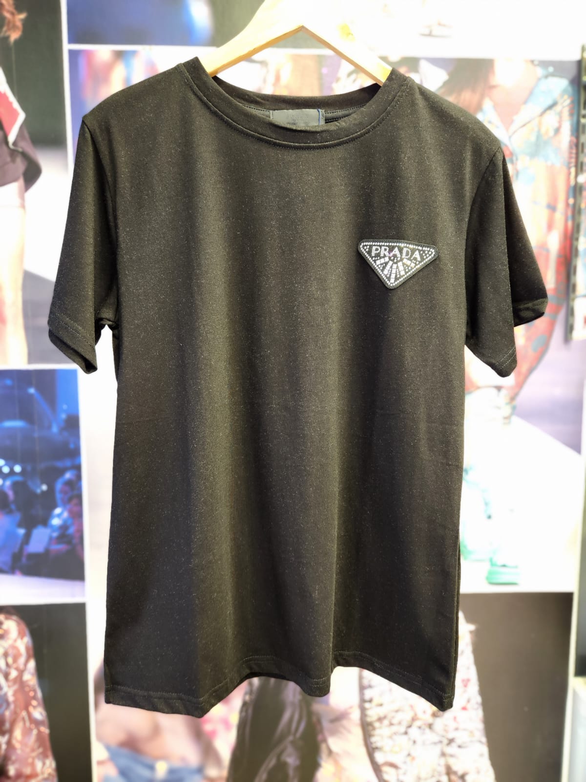 Print Cotton Lycra PR T-Shirt