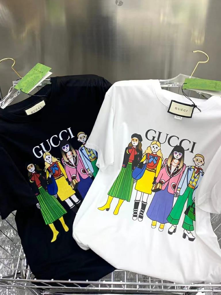 Print Cotton Lycra GU T-Shirt