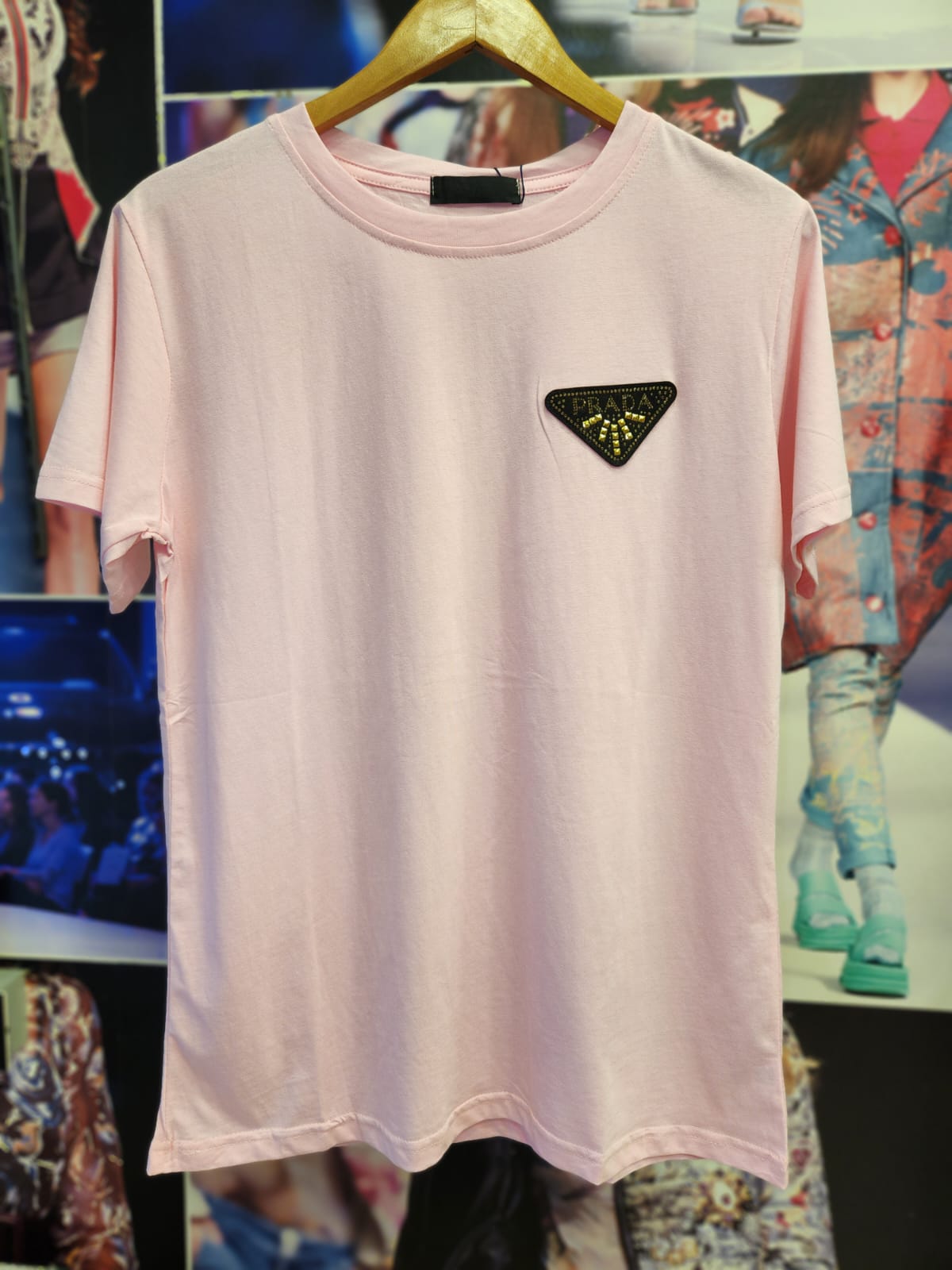 Print Cotton Lycra PR T-Shirt