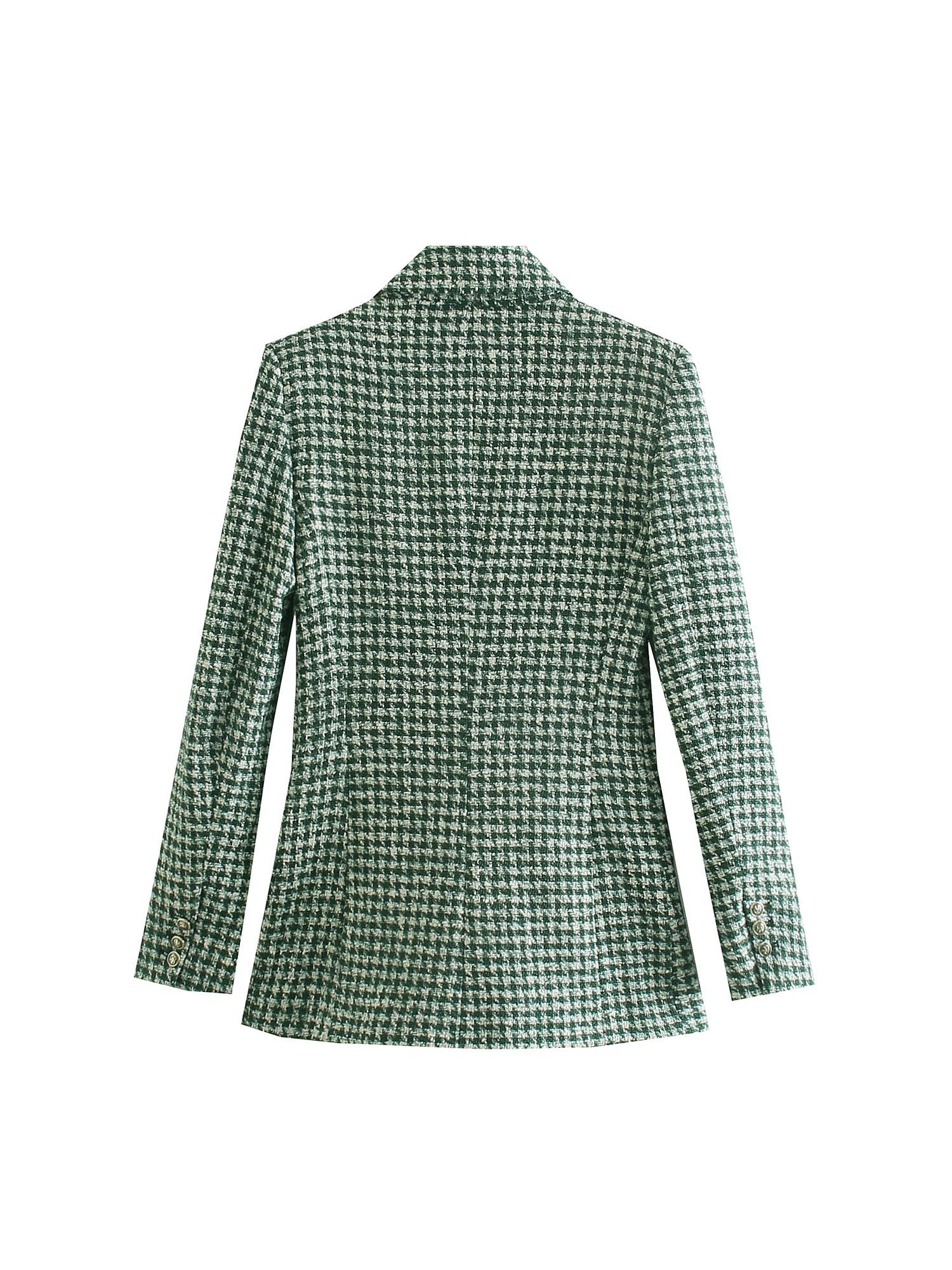 Green Tweed Blazer & Pants Coord Set