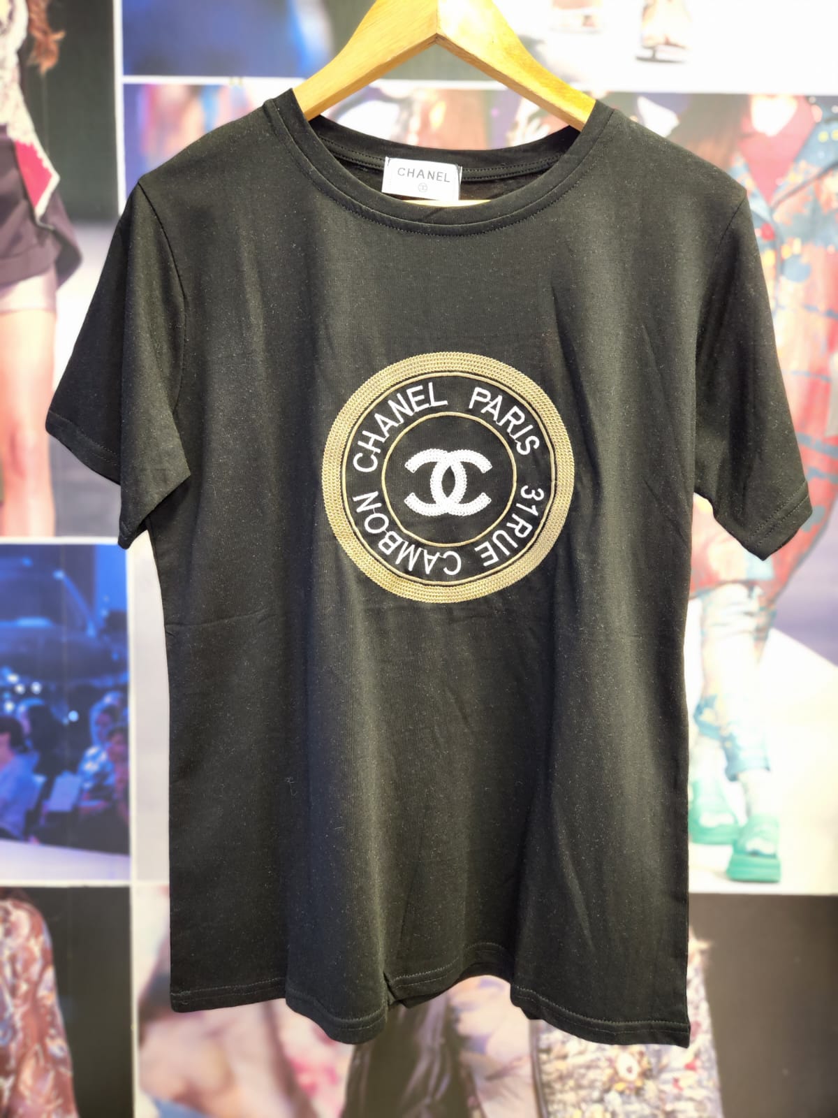 Print Cotton Lycra CH T-Shirt