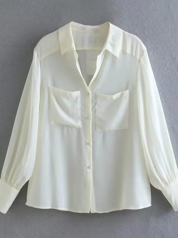 Plain Chiffon Shirt