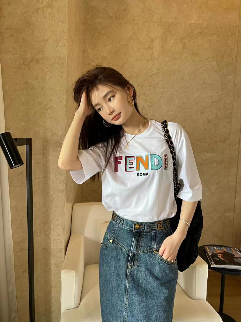 Print F E Cotton Lycra BA T-Shirt