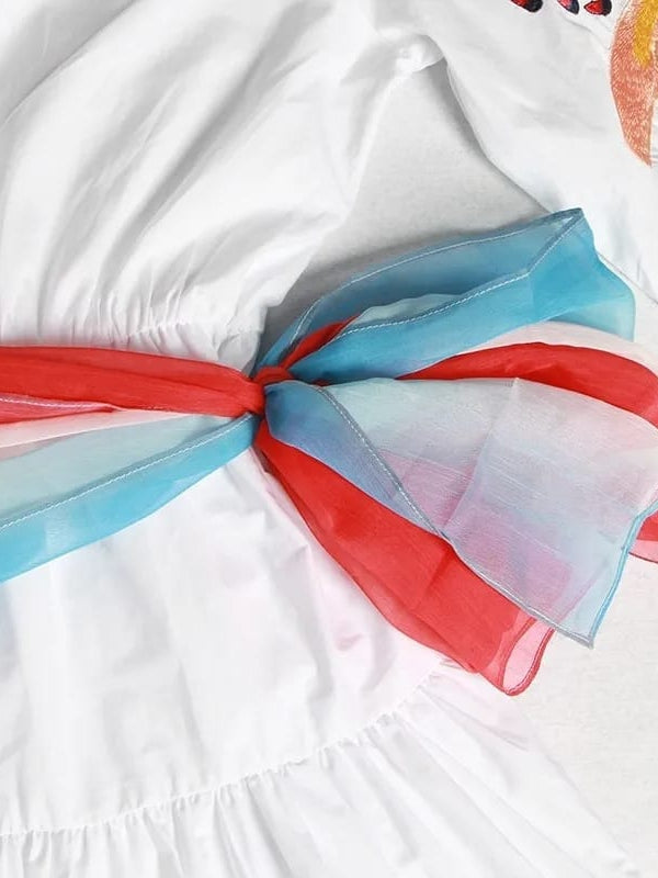 Floral Hollow out Long Maxi Dress