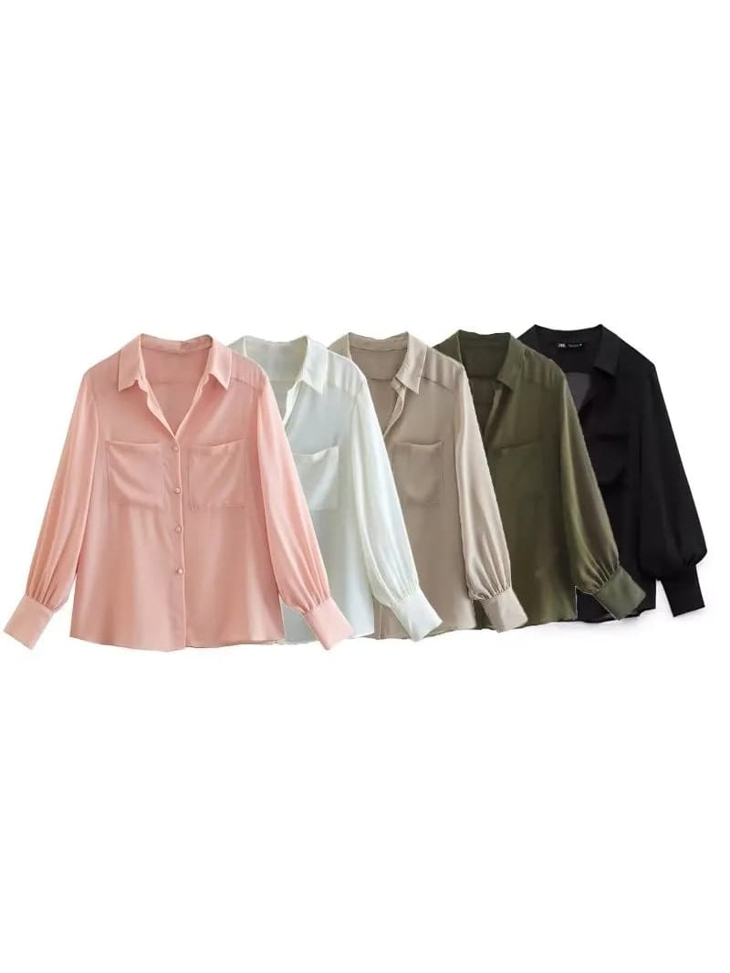 Plain Chiffon Shirt