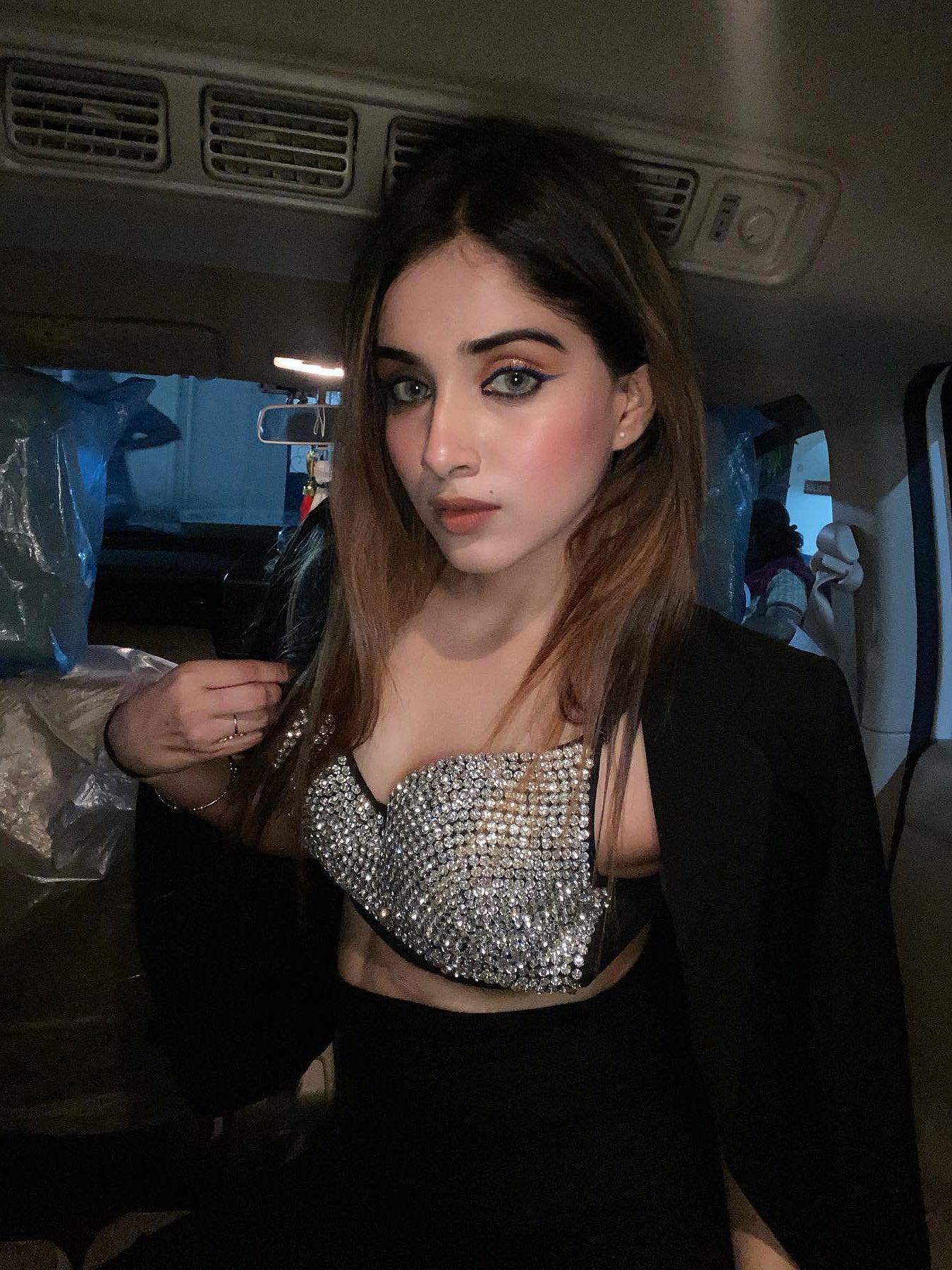 Rhinestone Push Up Bralette Bustier Top