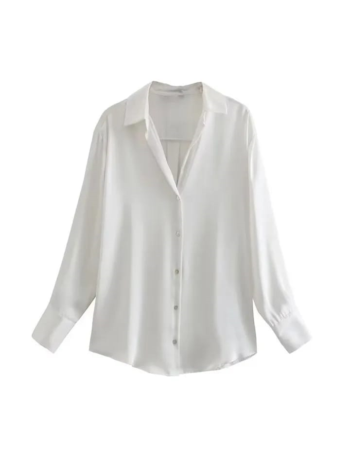 Satin Shirt Plain